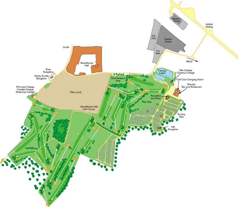 Woodthorpe Park map